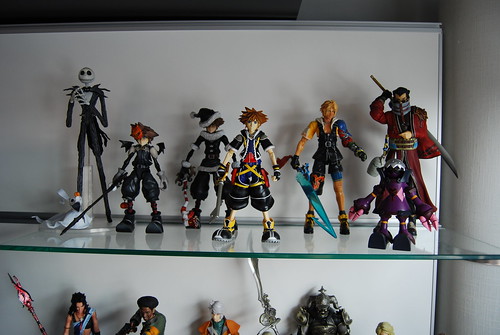 FF10 and Kingdom Hearts figures