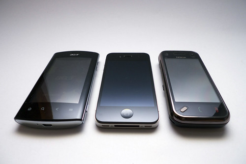 liquid metal, iphone 4, N97 mini