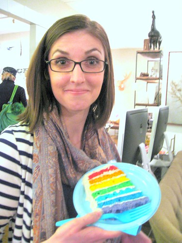 nicole's rainbow cake