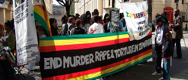 Zimbabwe vigil, by Ben Sutherland