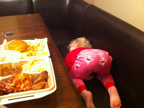 Asleep at the table