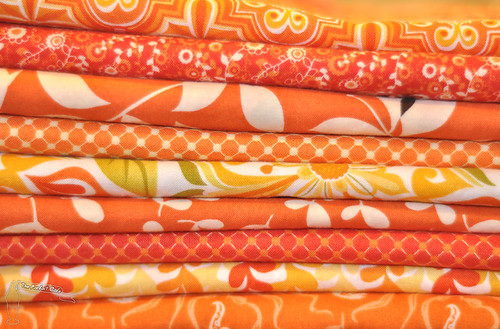 A Blockwork Orange fabric selection