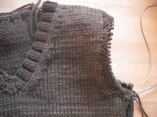 tricotar um colete