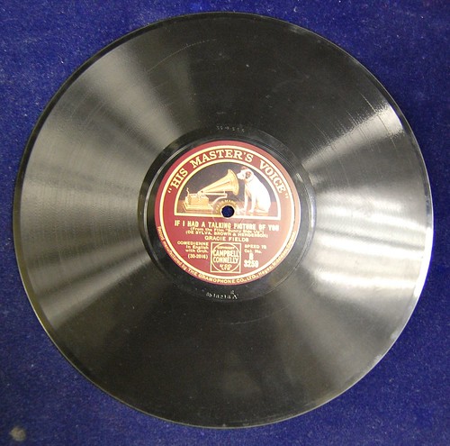 An HMV 78 record