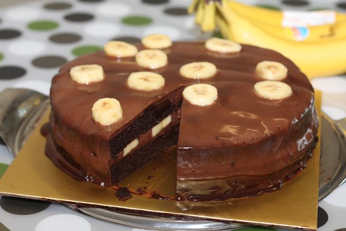 chocolate banana cake batter shake