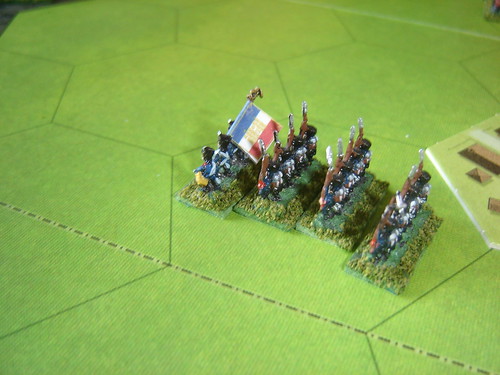 French glory as they wiped out charging British