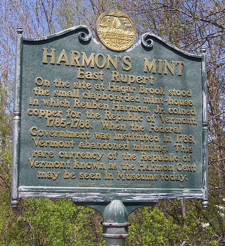 Harmon's Mint historical marker