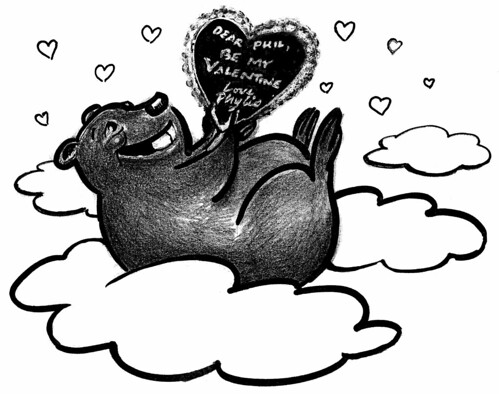 Groundhog Celebrates Valentine's Day: 2011