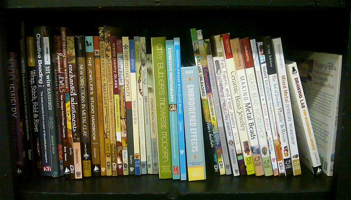 organized books 