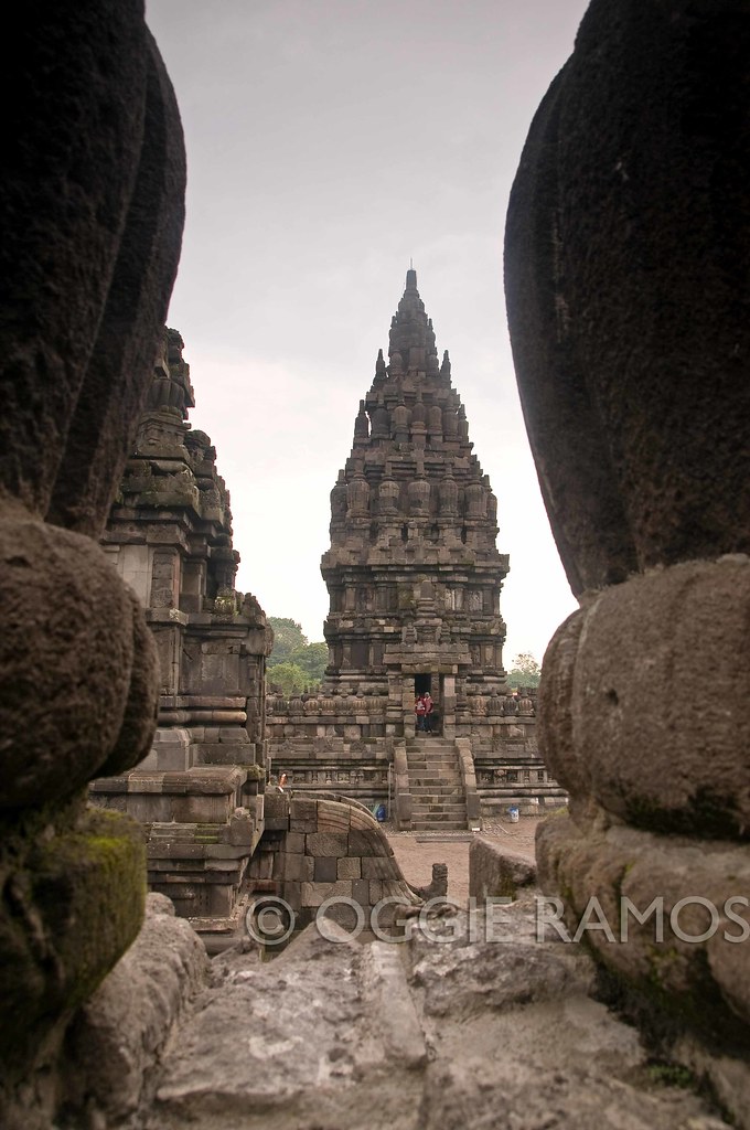 Indonesia - Prambanan In Between Pillars II