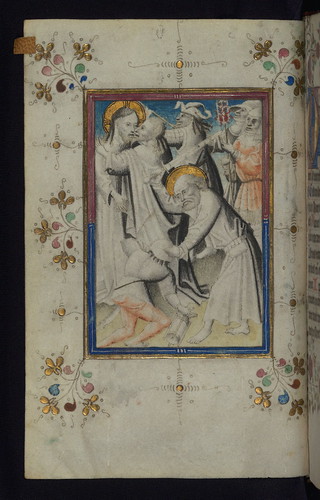 Illuminated Manuscript, Book of Hours, The Arrest of Christ, Walters Art Museum Ms. W.165, fol. 13v by Walters Art Museum Illuminated Manuscripts