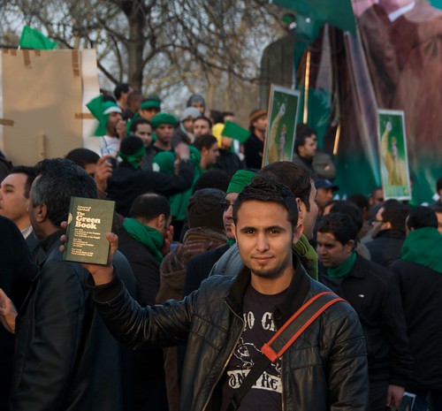 Libyan Embassy Protests London