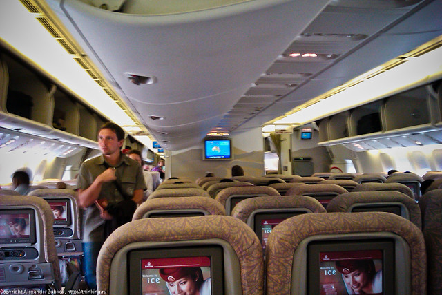 В самолете Emirates