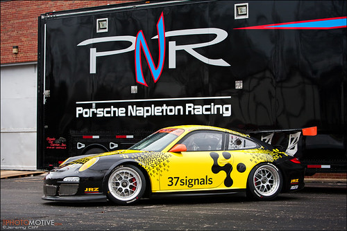 Team PNR 37signals IMSA Porsche GT3 Cup Car
