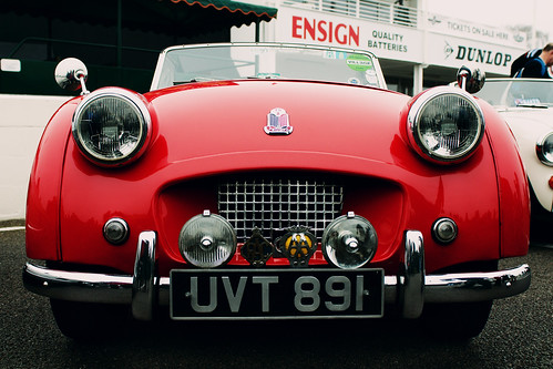 Triumph TR2 red
