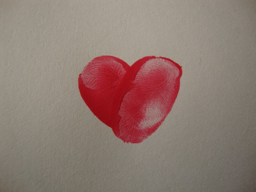 thumbprint heart