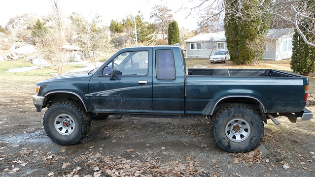 pickup toyota 1994 lifted xtracab bodylift 35tires zs7