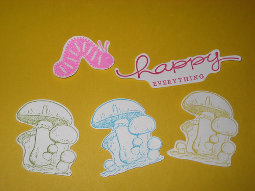 Day 54:  Happy Everything Caterpillar Notecard