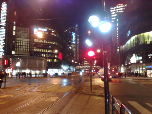 Oslo S by night (Feb 2011)