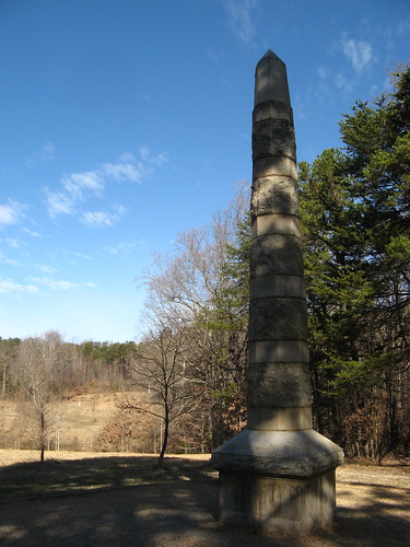 Obelisk honoring the American rebel troops