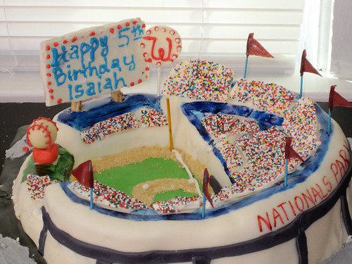 Isaiah's Nats Cake
