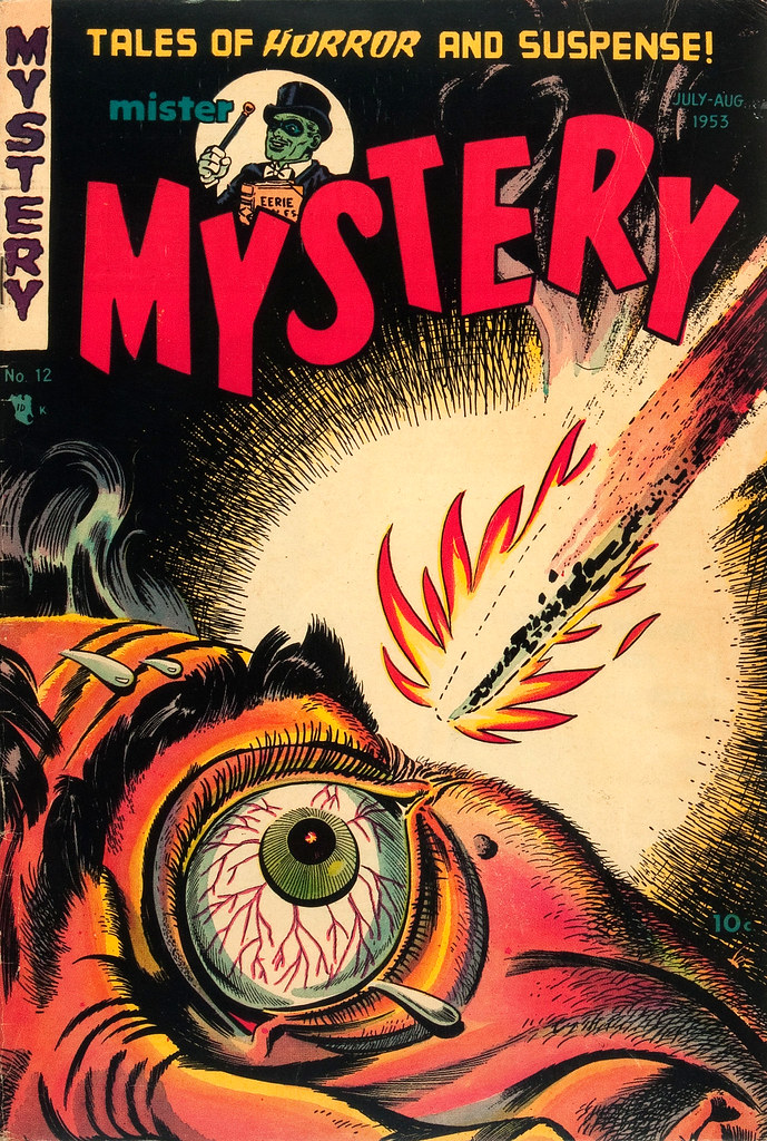 Mister Mystery #12 Bernard Baily Cover (Aragon, Magazines, Inc. 1953) 