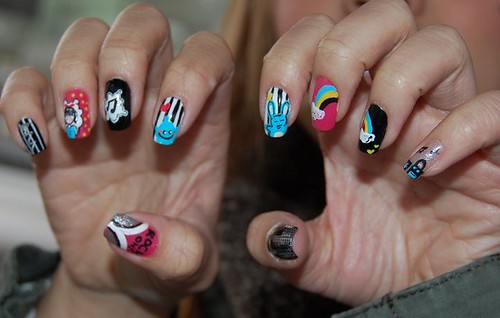 cute designs for nails. nails with a cute design