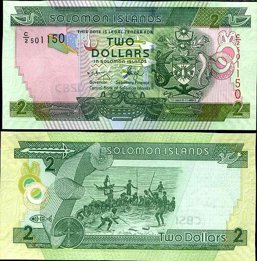 2 Doláre Šalamúnové ostrovy 2006, P25