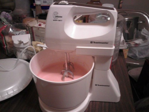 Breaking In The Mixer My Mom Got From Secret Santa Years Ago. Luvit!