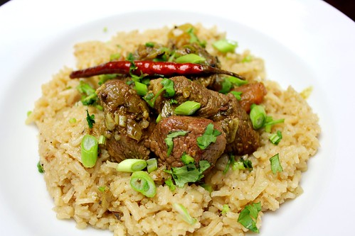 Lamb Peratil curry with Malay fragrant rice