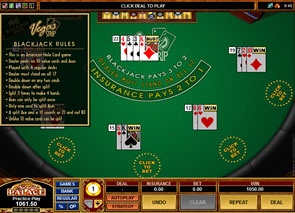 Multi-Hand Vegas Strip Blackjack Rules
