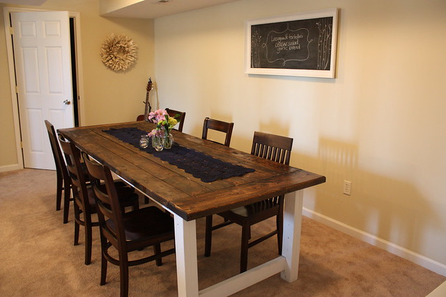 Remodelaholic | Beautiful Farmhouse Dining Table