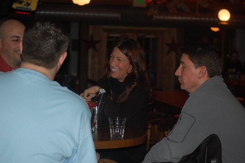 Jen Royle chats with some of the evenings attendees by DBFA