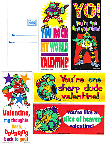 MELLO SMELLO:: "Teenage Mutant Ninja Turtles" - Random Valentines ii (( 1994 ))
