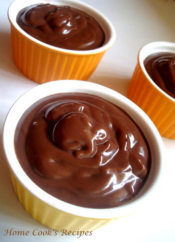 Eggless Chocolate Pudding