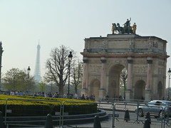Arc de Triomphe du Carroussel near the Louvre, Paris