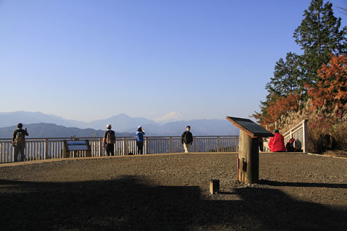 一丁平から見た富士山