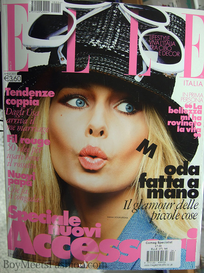 Italian ELLE magazine 2011