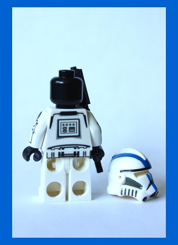 Star Wars 501st Trooper. Lego EP3 Clone 501st Legion