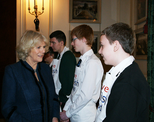 The Duchess of Cornwall meets winners of the British Food Fortnight Secondary Schools Competition