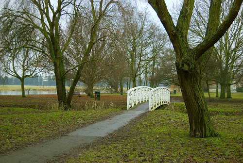 Bridge in Huntingdon Riverside Park