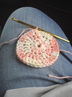 3 Row Crochet Round