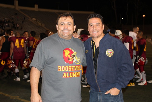 Councilmember Jose Huizar-East LA Alumni Classic-High School Football-Garfied Bulldogs-Roosevelt Rough Riders-ELACC