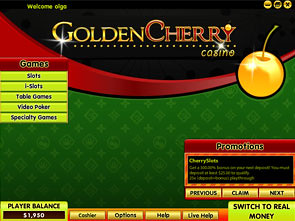 GoldenCherry Casino Lobby