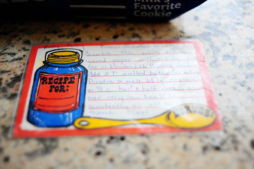 Family recipes from the seventies