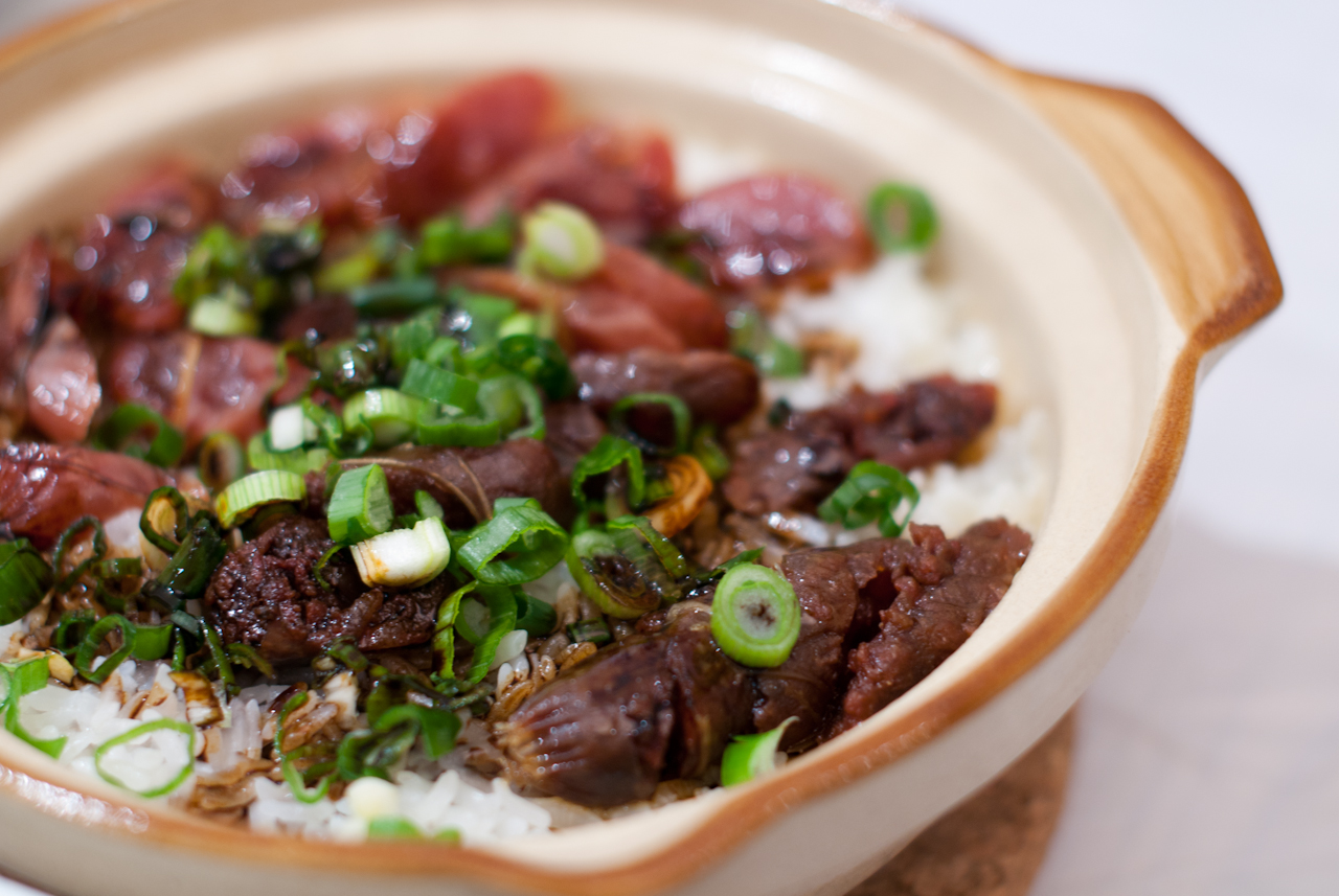 Clay Pot Rice with Chinese Sausage