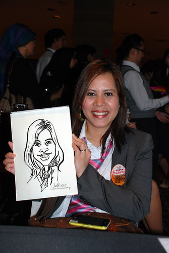 Caricature live sketching for Swire Pacific Offshore & The China Navigation Company Pte Ltd Annual D&D - 10