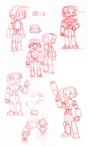 Robot 44 Concept Sketches
