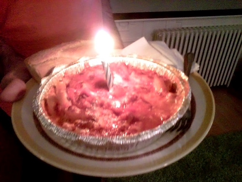 Baked ziti birthday cake!