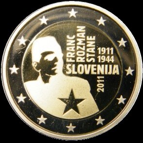 2 Euro Slovinsko 2011, Franc Rozman-Stane